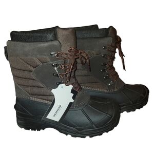 NWT Weatherproof Men's Badger Snow Boots - Thinsulate, Waterproof - Size 9M